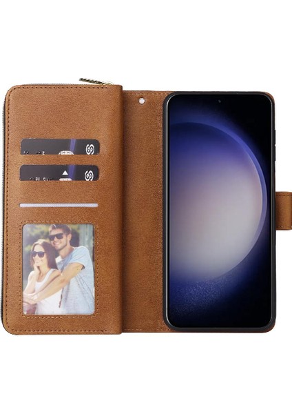 Samsung Galaxy S24 Cüzdan Durumda 9 Kart Yuvaları ile Kart Tutucu ile (Yurt Dışından) indirimleri