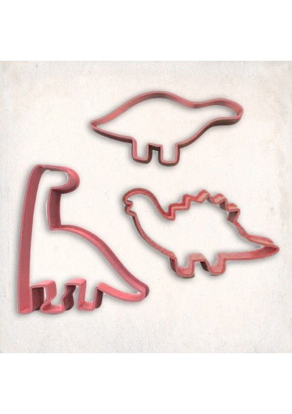 Dinozorlar Kurabiye Kalıp Seti 3’lü