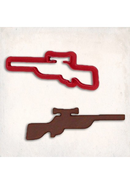 Tüfek Kurabiye Kalıbı Şekillendirici Kopat