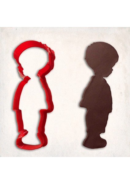 Erkek Bebek Kurabiye Kalıbı Şekillendirici Kopat