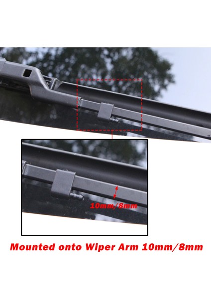 2 Adet Evrensel Cam Sileceği Yıkama Nozulu Püskürtme Jeti Mercedes Benz Sprinter Dodge 2500 3500 Vw Crafter