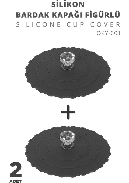 2'li Silikon Bardak Kapağı
