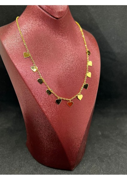 7 gr (Gram) Şans Kolyesi Kalp Desenli 22 Ayar Altın fiyatları