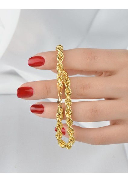 7 gr (Gram) Orta Boy Halat Bileklik 22 Ayar Altın