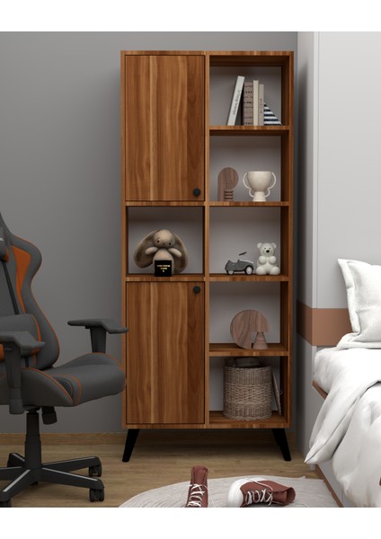 Lavoro Mdf Kitaplık Çalışma Odası Çok Amaçlı Dolap