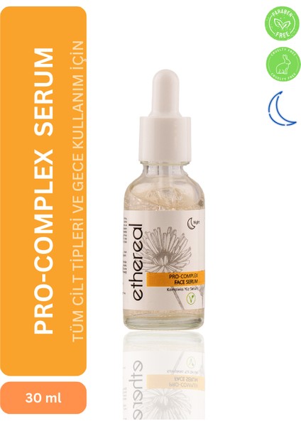 Ethereal Leke Karşıtı C Vitaminli Pro-complex Yüz Serumu 30 ml (GECE KULLANIM İÇİN)
