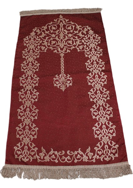 Belıeve Sultan Goblen Saten Seccade Bordo 70X120