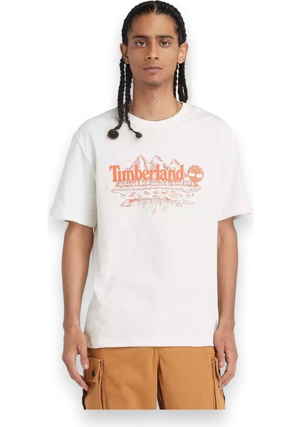 TB0A5UFU Sleeve Graphic Slub Erkek T-Shirt