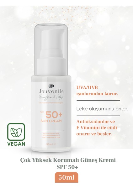 Spf 50+ Leke Karşıtı Yüksek Koruma Güneş Bakım Kremi 50 ml - Spf 50+ Sunscreen 50 ml fiyatları