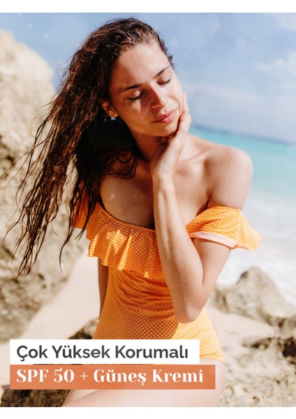 Spf 50+ Leke Karşıtı Yüksek Koruma Güneş Bakım Kremi 50 ml - Spf 50+ Sunscreen 50 ml indirimleri