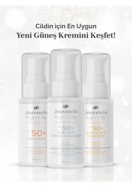 Spf 50+ Leke Karşıtı Yüksek Koruma Güneş Bakım Kremi 50 ml - Spf 50+ Sunscreen 50 ml