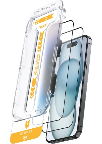 Buff iPhone 15 5d Easyfit Screen Protector