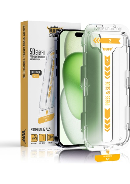 iPhone 15 Plus 5d Easyfit Screen Protector