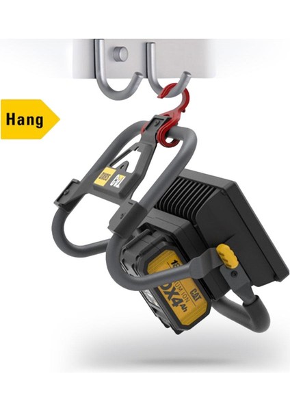 DX62B 18 Volt 20W 750/1600 Lümen Profesyonel İki Kademeli LED Projektör (Akü Dahil Değildir)