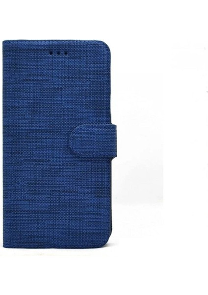 Samsung A03S Kapaklı Cüzdanlı Kart Bölmeli Kumaş Desenli Kılıf