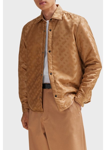 Monogram Logolu Relaxed Fit Gömlek Erkek Gömlek 50509206 260