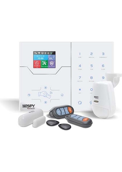 SP-301IP Dahili Tcp-Ip / Gsm /4g Destekli Kablosuz Alarm Seti (1pır,1mc,2kmd.)