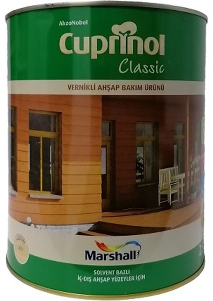 Cuprınol Ct Kl Vernikli Ahşap Bakım Naturel 15 Litre