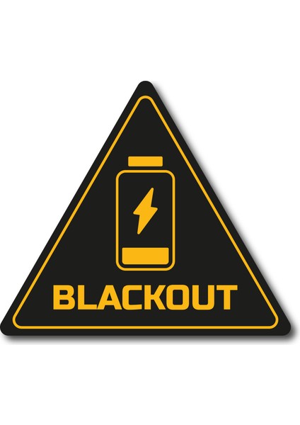 Black Out - 10X10 cm Mıknatıslı Evrensel Tak Çıkar Dekoratif Aksesuar
