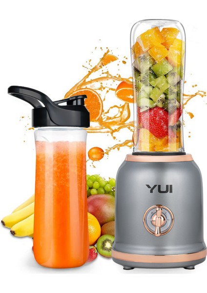 M18 3'ü 1 Arada Retro Smoothie Blender Seti (Yui Türkiye Garantili)