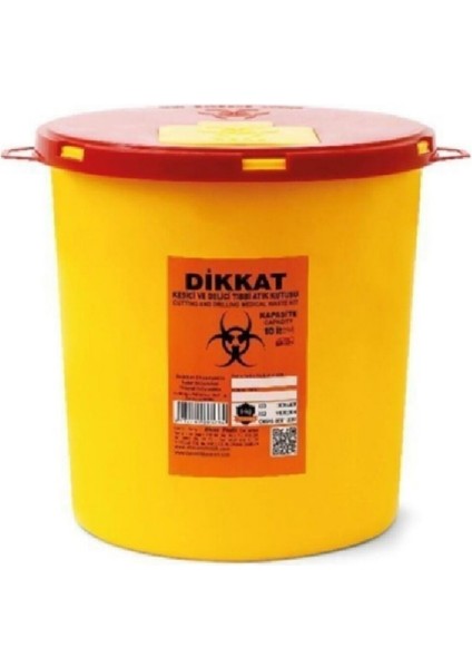 Tıbbi Atık Kovası 10 Lt 10 Adet