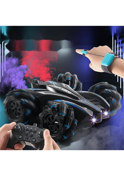 Erkek Kız Çift Taraflı Drift Dublör Araba Jest Indüksiyon Çift Sprey Rc Araba 2.4g 4WD Yarış Rulo Araba (Yurt Dışından)