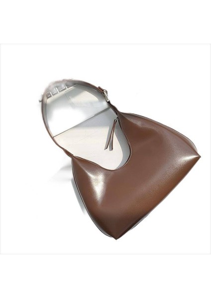 Şık Omuz Çantası Şeklinde Vintage Koltuk Altı ÇANTASI-31*8*12CM-KAHVERENGI (Yurt Dışından)