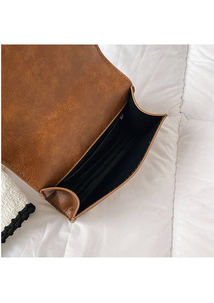 Kadın Omuz Çantası Şık Çapraz Askılı ÇANTA-19*7*12CM-SIYAH (Yurt Dışından)