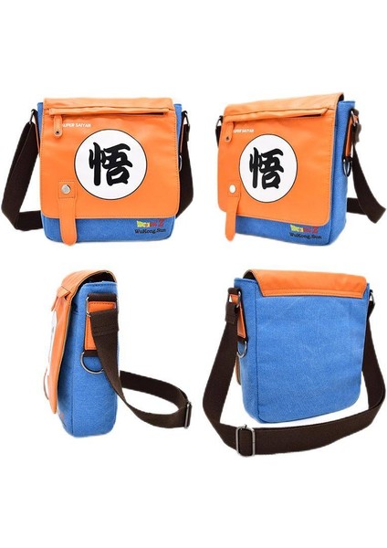 Erkek Modası Crossbody Çanta Anime Omuz Çantası - Kahverengi -25*7*28CM-SARI (Yurt Dışından) fırsatları