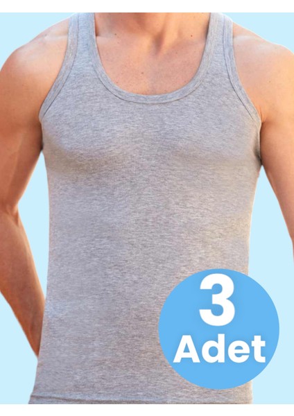 Erkek Pamuklu Atlet 3 Adet