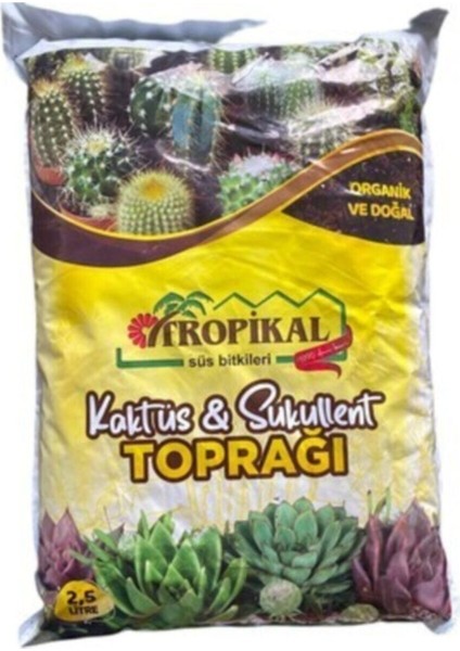 Kaktüs Sukulent Toprağı 2,5 Lt