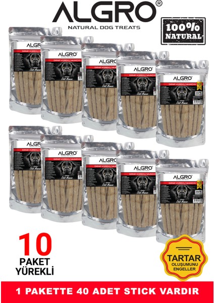 Dana Yürekli Munchy Stick Çiğnemelik Yenilebilir 400 gr. x 10 Paket