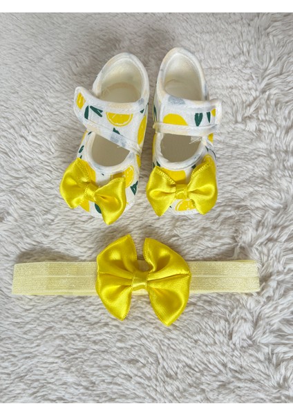 Hoşgeldin Bebek Hediye Seti , Bandanalı Bebek Patik & Çıtçıtlı Body & Mendil & Banyo Süngerli Hediye Kutusu fırsatları