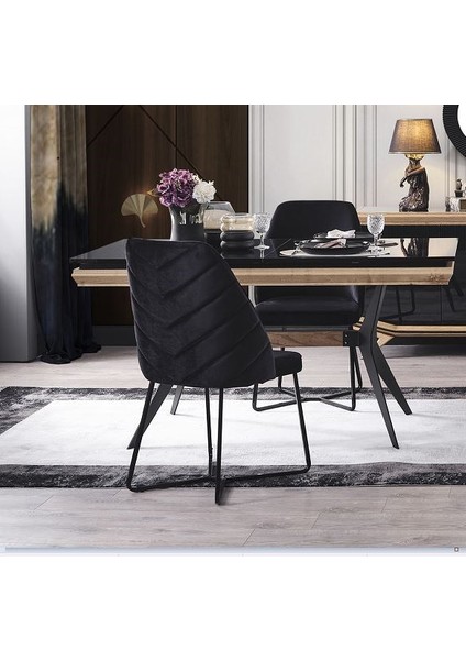 Okyanus Açılır Yemek Masası+6 Sandalye