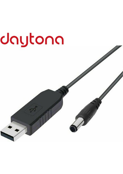 A4322 5V To 12V Dc USB Voltaj Yükseltici Çevirici Adaptör Kablosu