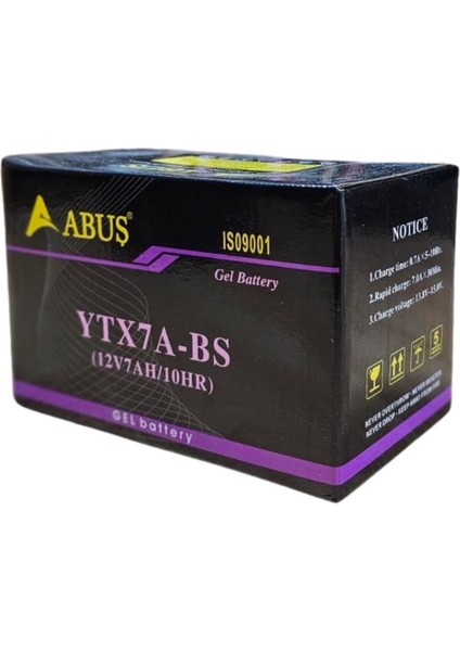 Abuş YTX7A-BS Motosiklet Aküsü