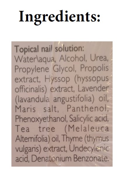 Tırnak Losyonu "topical Nail Solutia", Mikozdan Etkilenen Tırnaklar İçin Losyon, Mantar karşı, 10 Ml.