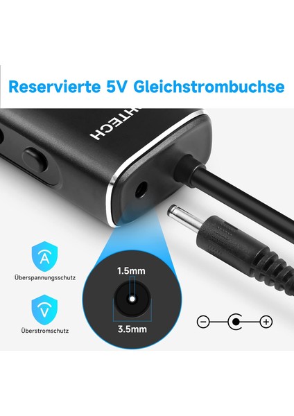 Alüminyum 5 In 1 Type C USB 3.1/3.2 Gen2 Hub 3* 10GBPS USB 3.2 Veri Bağlantı Noktası, Sd/tf Kart Okuyucu, 60 cm Kablo,