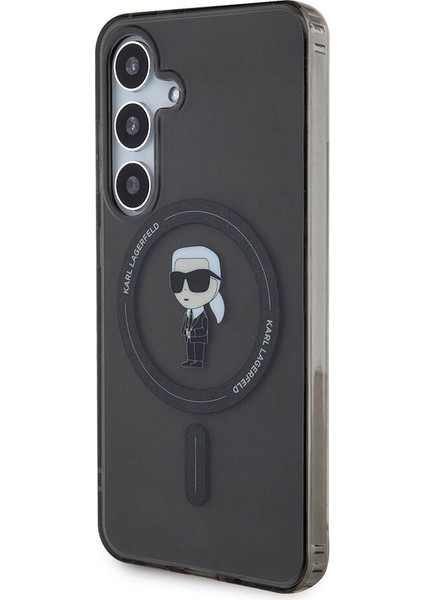 Galaxy S24 Uyumlu Kılıf Lisanslı Magsafe Özellikli Karl Head Iml Baskılı Kapak Siyah fiyatları