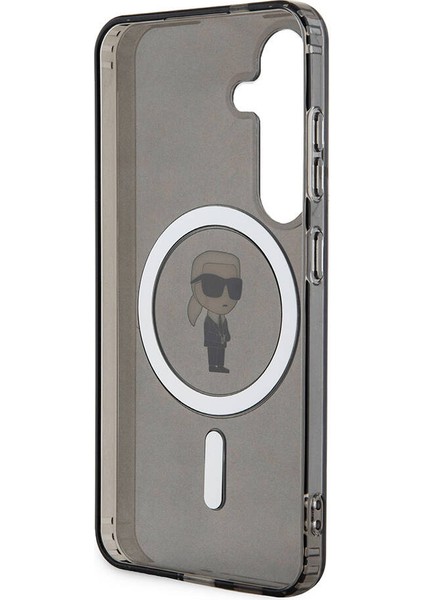 Galaxy S24 Uyumlu Kılıf Lisanslı Magsafe Özellikli Karl Head Iml Baskılı Kapak Siyah fırsatları