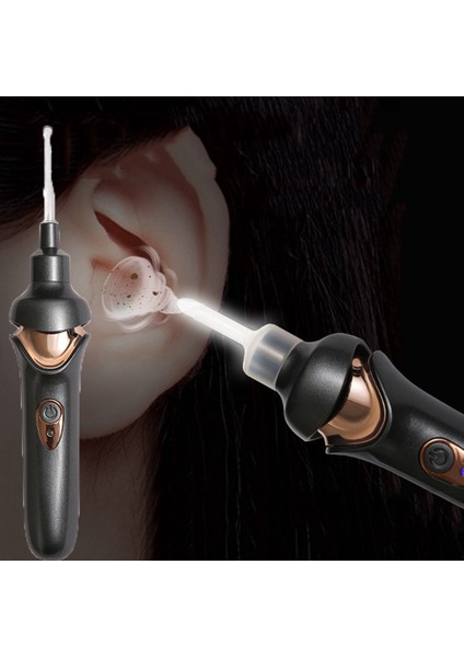 Elektrikli Görsel Işık Yayan Kulak Kepçesi Çocuk Mini Emilebilir Kulak Toplama LED Aracı-B (Yurt Dışından) fırsatları