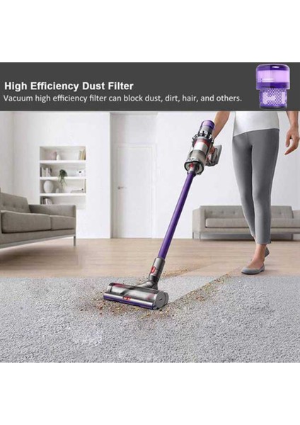 3 Adet Hepa Filtre SV19/SV12 Omni-Glide Akülü Elektrikli Süpürge Yedek Yedek Parça Yıkanabilir Filtre (Yurt Dışından) modelleri