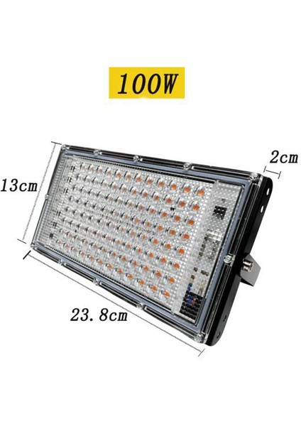 Tam Spektrumlu LED Büyümek Işık Phytolamp Bitkiler Için Çadır Çiçek Tohumlama 100 W Aralığı Lamba Açık Projektör Ab Tak (Yurt Dışından)