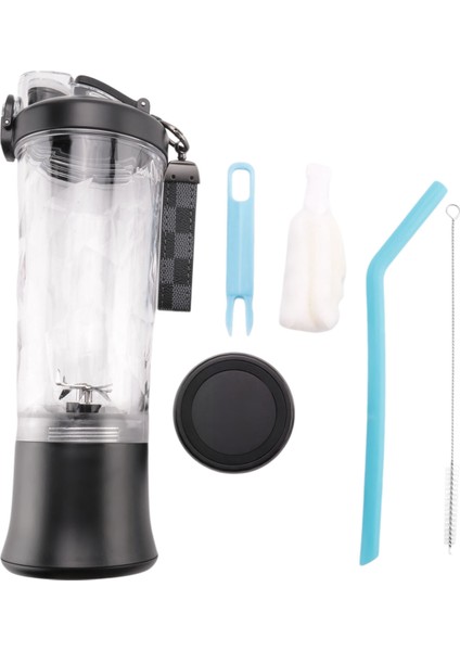6 Bıçaklı Shake ve Smoothie'ler Için Taşınabilir Blender Blender Mini Blender 20 Oz Mutfak Ev Seyahati Için(A) (Yurt Dışından)