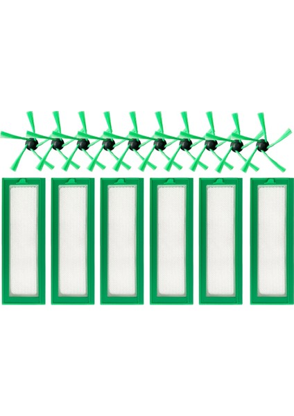 Kobold VR200 VR300 Elektrikli Süpürge Yedek Yan Fırça Sıkma Fırçası Hepa Filtre Için Yedek Kit (Yurt Dışından)