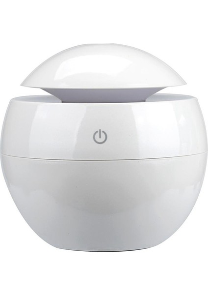 Taşınabilir Hava Nemlendirici Ultrasonik USB Difüzör LED Gece Lambası Elektrikli Uçucu Yağ Difüzörü Aromaterapi Beyaz (Yurt Dışından)