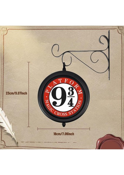 Platform 9 3/4 Tabela Dekoratif Işık, Şarj Edilebilir Asma Duvar Asma Dekoratif, Rgb Uzaktan Kumandalı ve Işıklı (Yurt Dışından) fırsatları