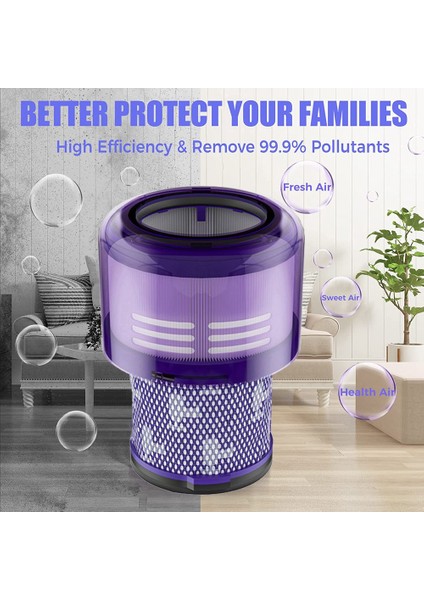Hepa Filtre V10 Digital Silm / SV18 Akülü Elektrikli Süpürge Yedek Aksesuarları Yıkanabilir Filtre (Yurt Dışından) indirimleri