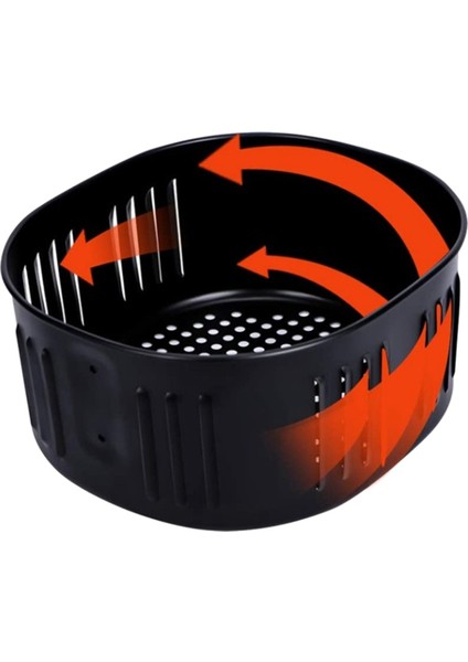 Ξ Ny Ue Zhang Power Xl Dash Cozyna 5.5qt Hava Fritözü, Hava Fritöz Aksesuarları Siyah Için Hava Fritöz Yedek Sepeti (Yurt Dışından)