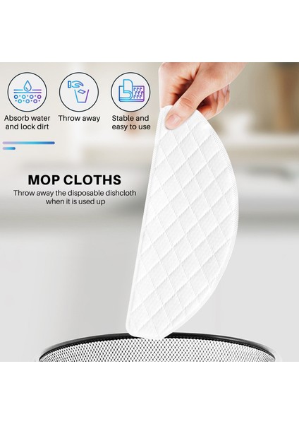 60 Adet Tek Kullanımlık Paçavra Deebot Ozmo T8 Elektrikli Süpürge Paspas Bezleri Paspas Pedleri Yedek Parça (Yurt Dışından) fırsatları